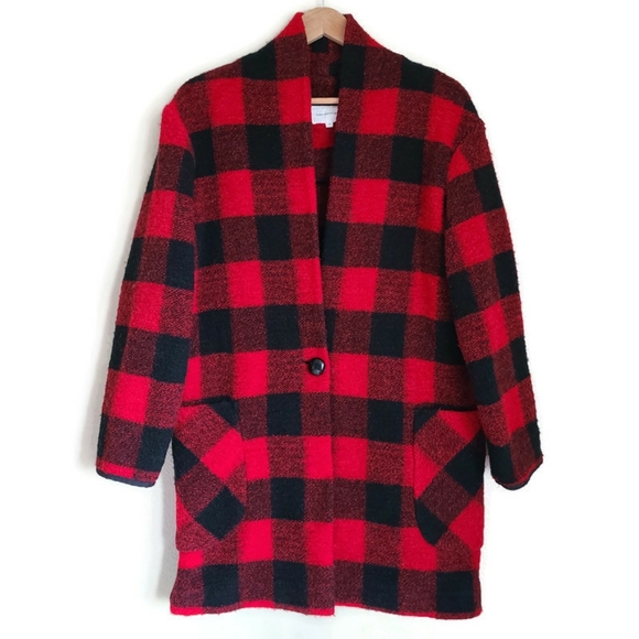 isabel marant gabriel lumberjack plaid jacket - Picture 3 of 12